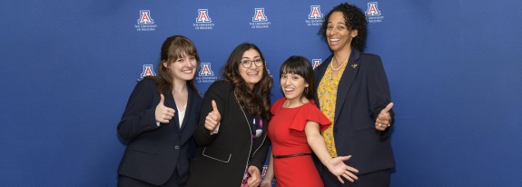 University of Arizona supporters at event.